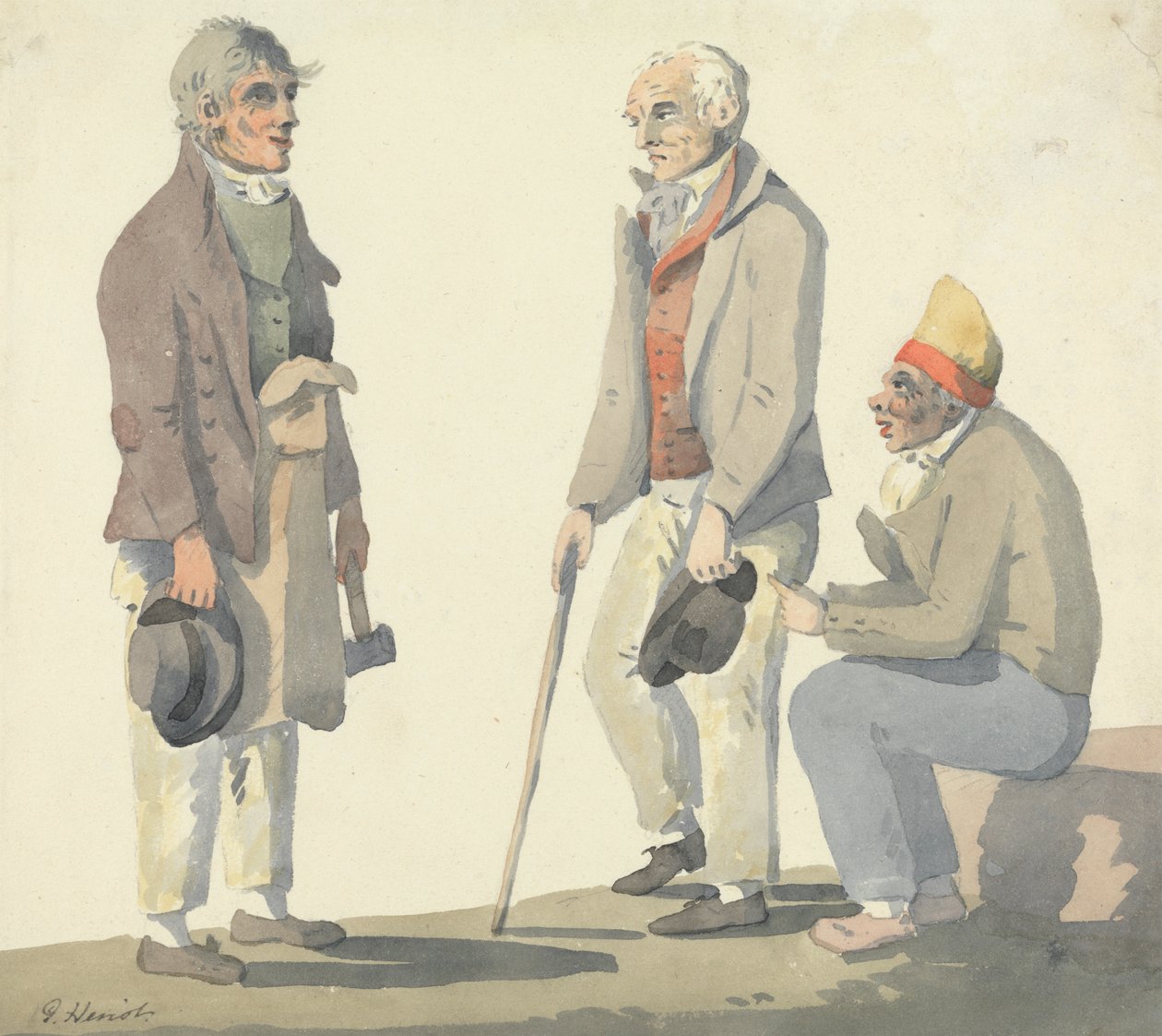 Canadese figuurstudies door George Heriot
