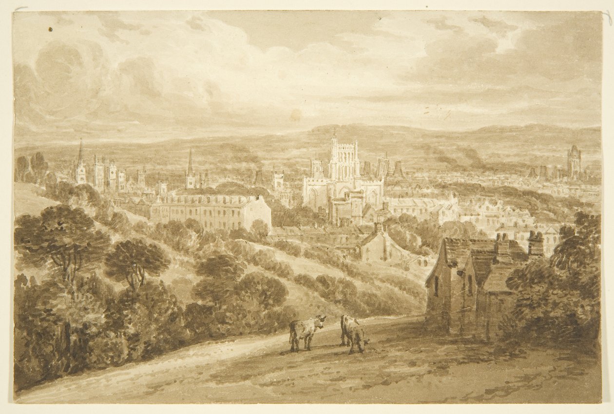 Bristol vanuit Clifton Wood door George Holmes