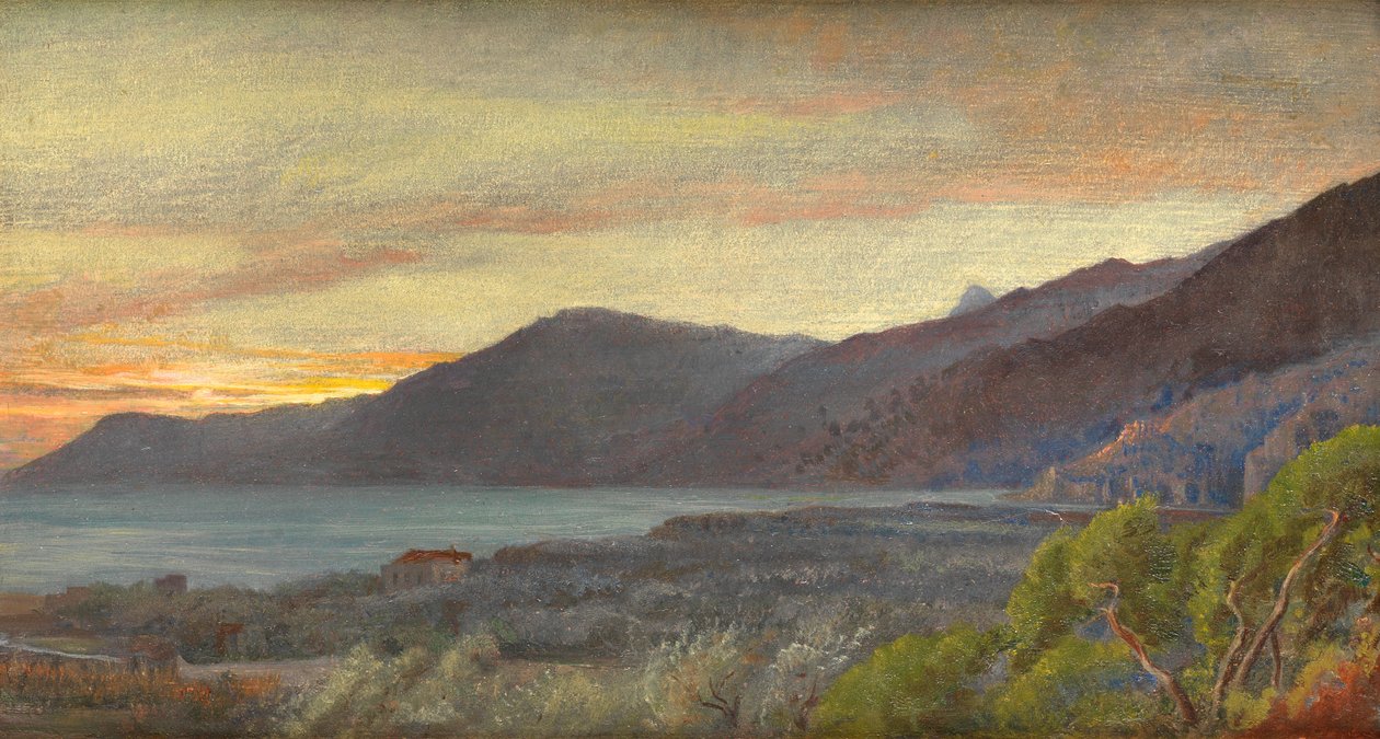 Uitzicht vanaf Bordighera, 1882 door George Howard