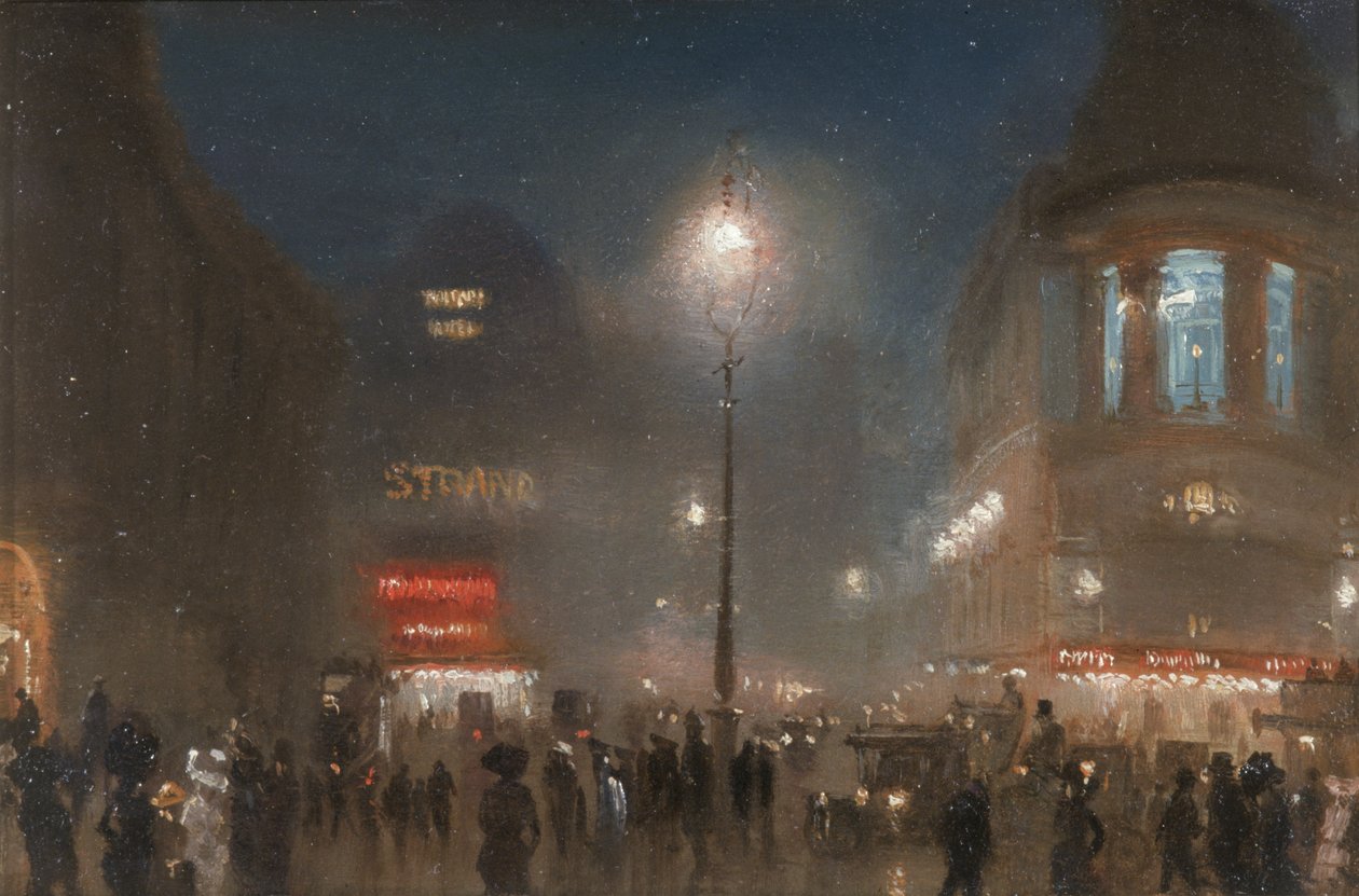 Londense theaterwijk, c.1910 door George Hyde Pownall