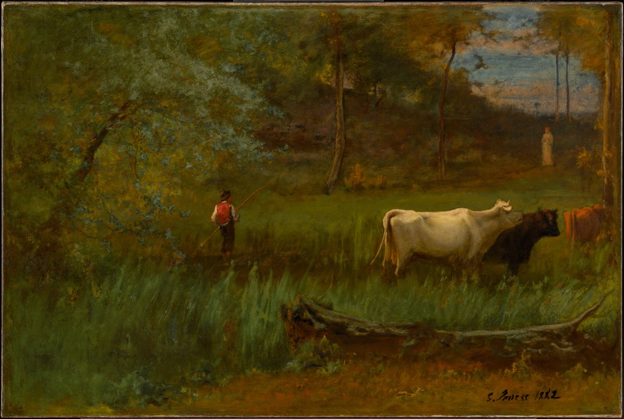 Een pastorale door George Inness