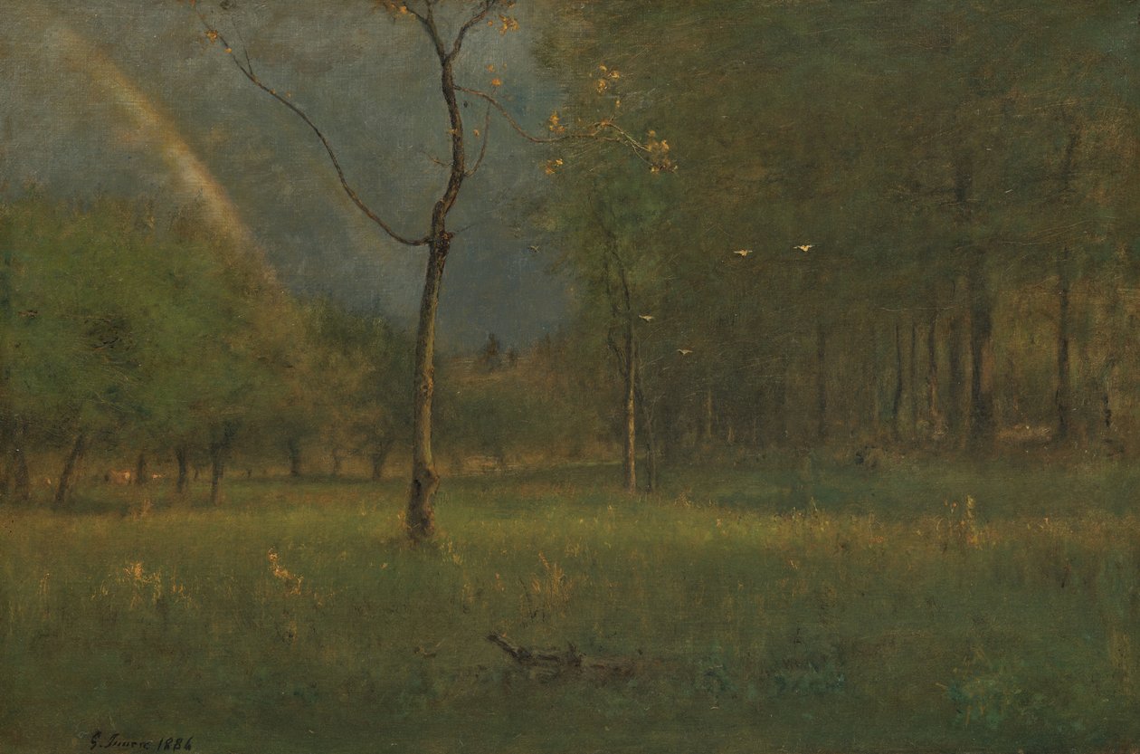Na de regenbui door George Inness