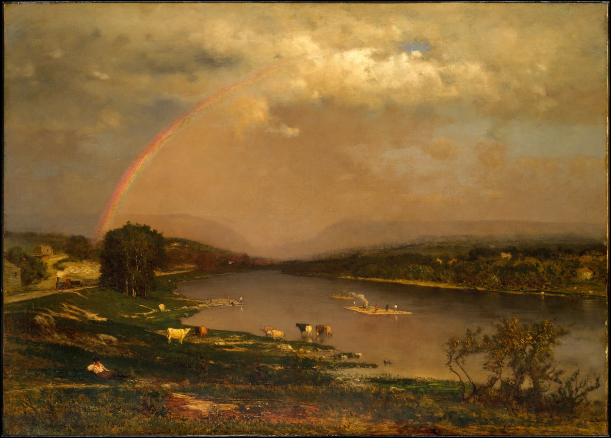 Delaware Water Gap door George Inness