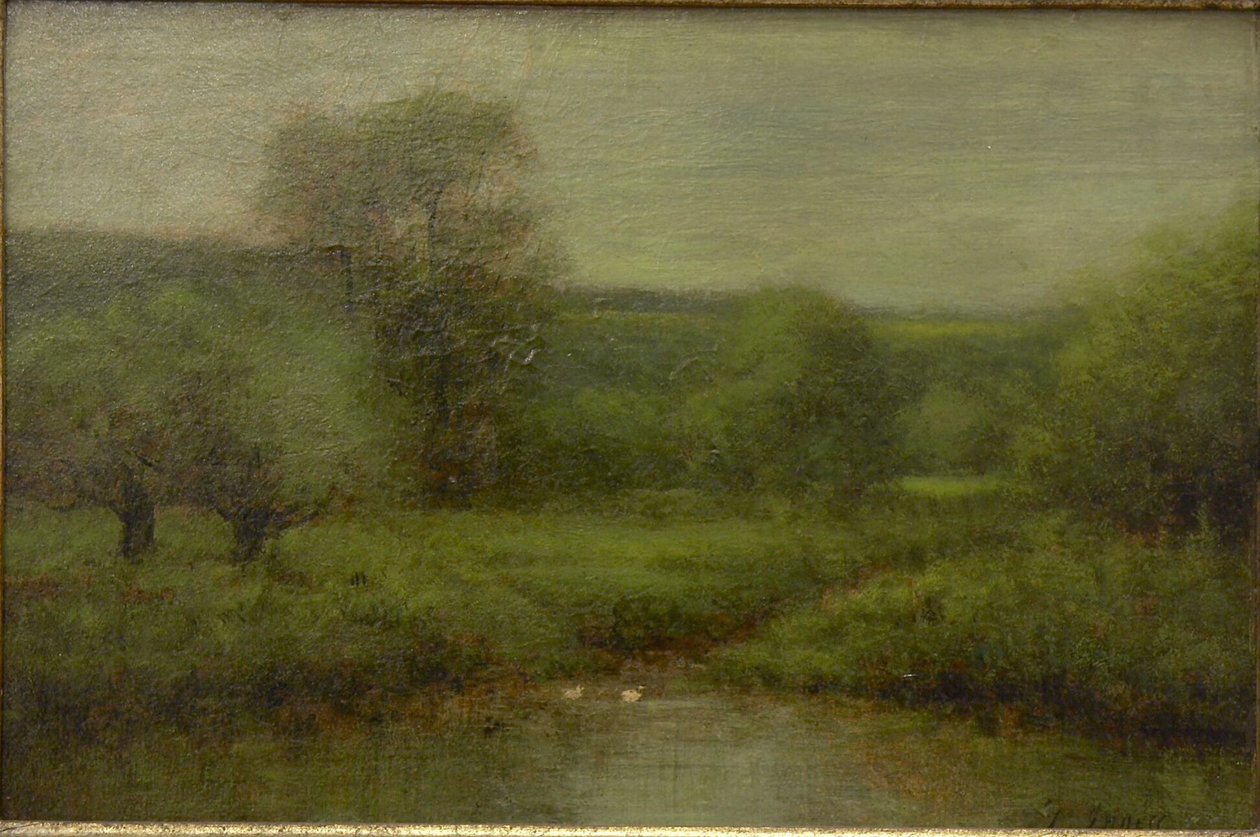 Vroege zomer door George Inness