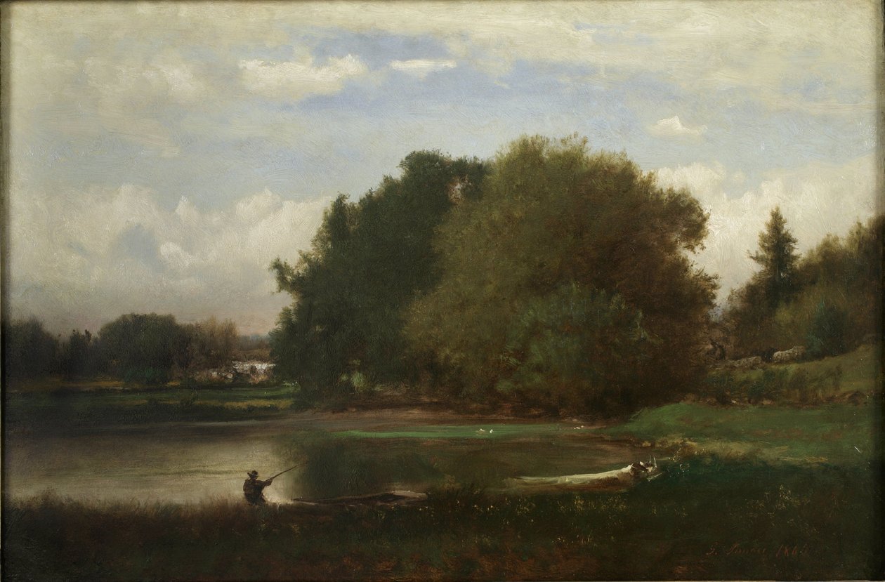 Landschap door George Inness
