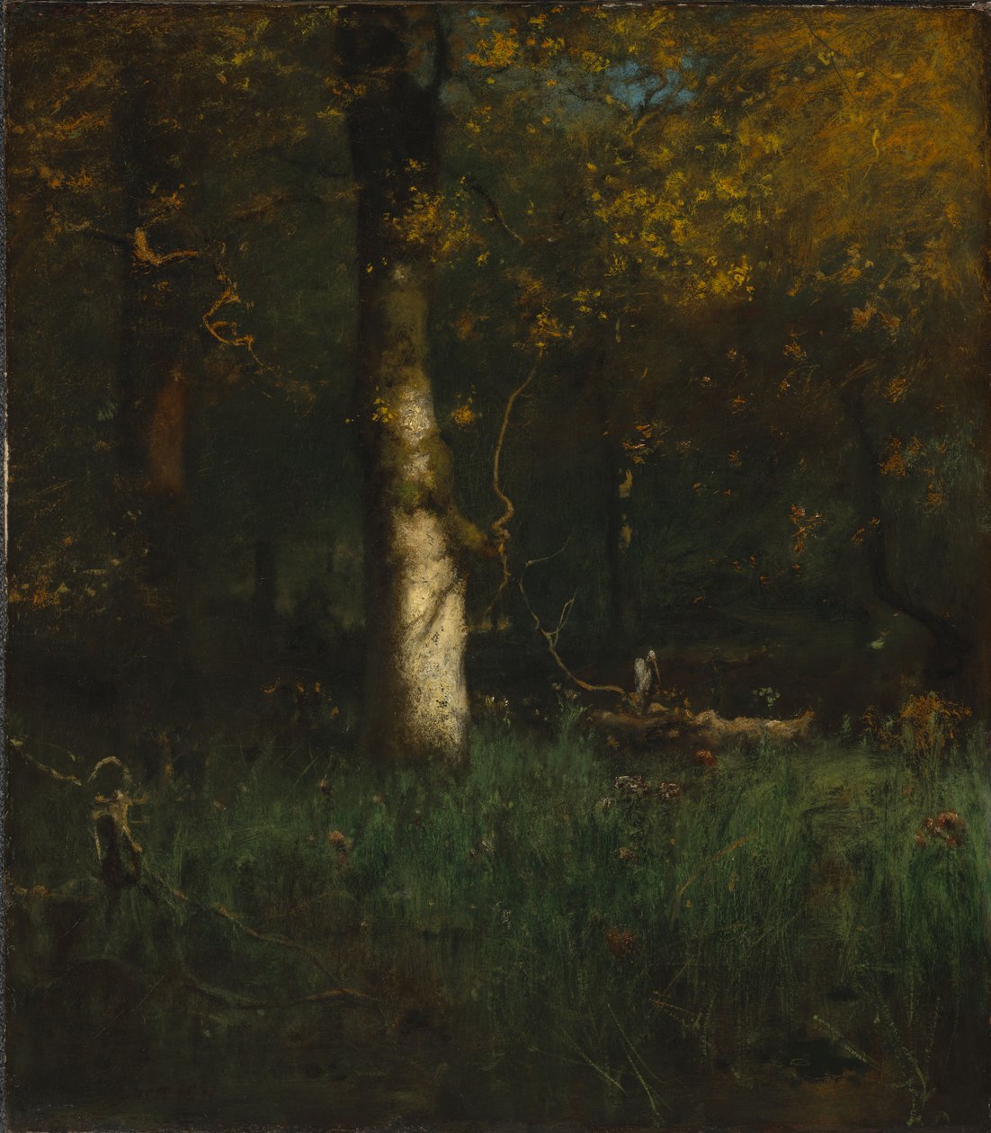 Het thuis van de reiger door George Inness