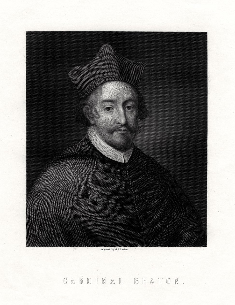 Kardinaal David Beaton, ca. 1494-1546, Schotse kardinaal en aartsbisschop van St Andrews door George J. Stodart