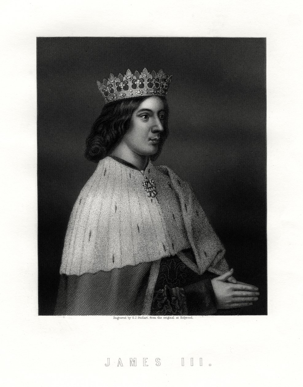 James III, 19e eeuw door George J. Stodart