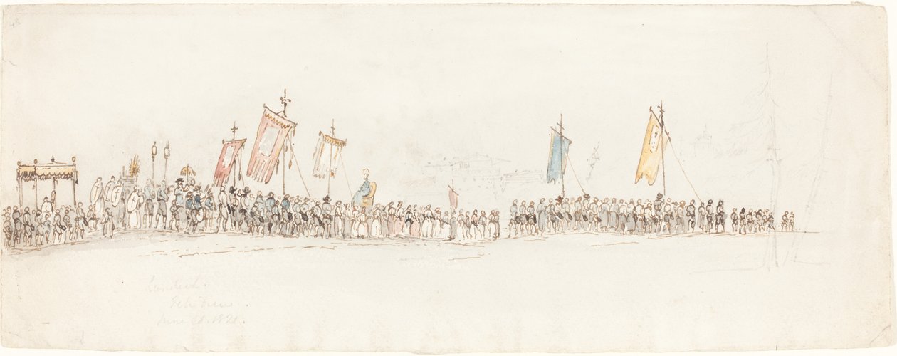 Religieuze Processie in Landeck door George Jones