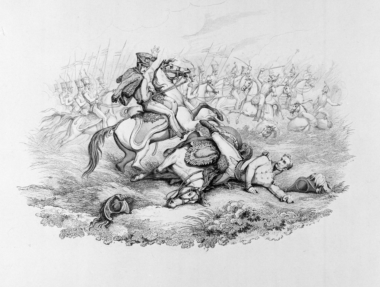 ?De Gedenkwaardige Slag bij Waterloo - De Gevaarlijke Situatie van Maarschalk Blücher in de Slag bij Ligny, 1815? door George Jones