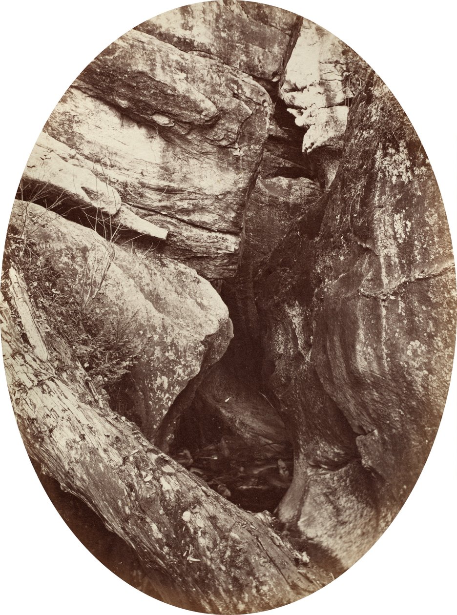 Waterval bij Williams College, ca. 1870 door George K Warren