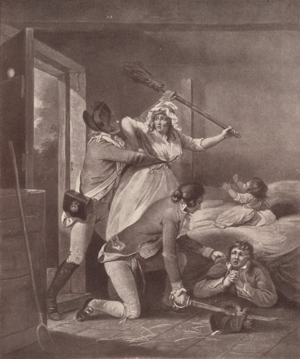 Recruit Deserted, 1791 1909 door George Keating