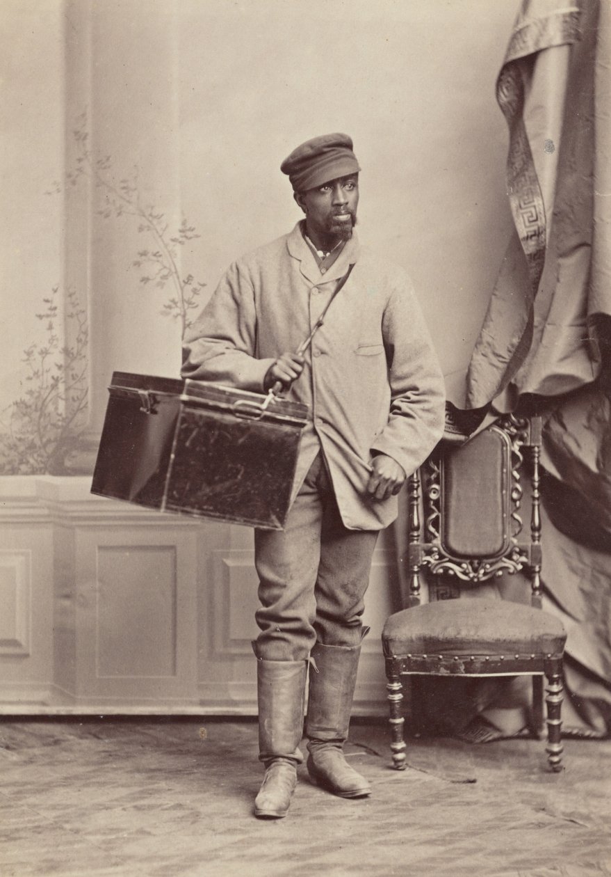 Portret van een man, Yale University, ca. 1869 (foto) door George Kendall Warren