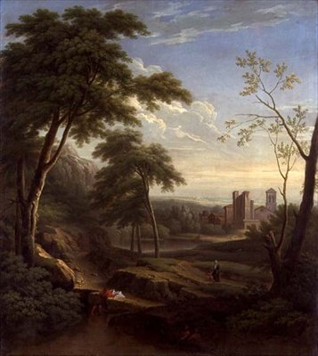 Klassiek landschap door George Lambert