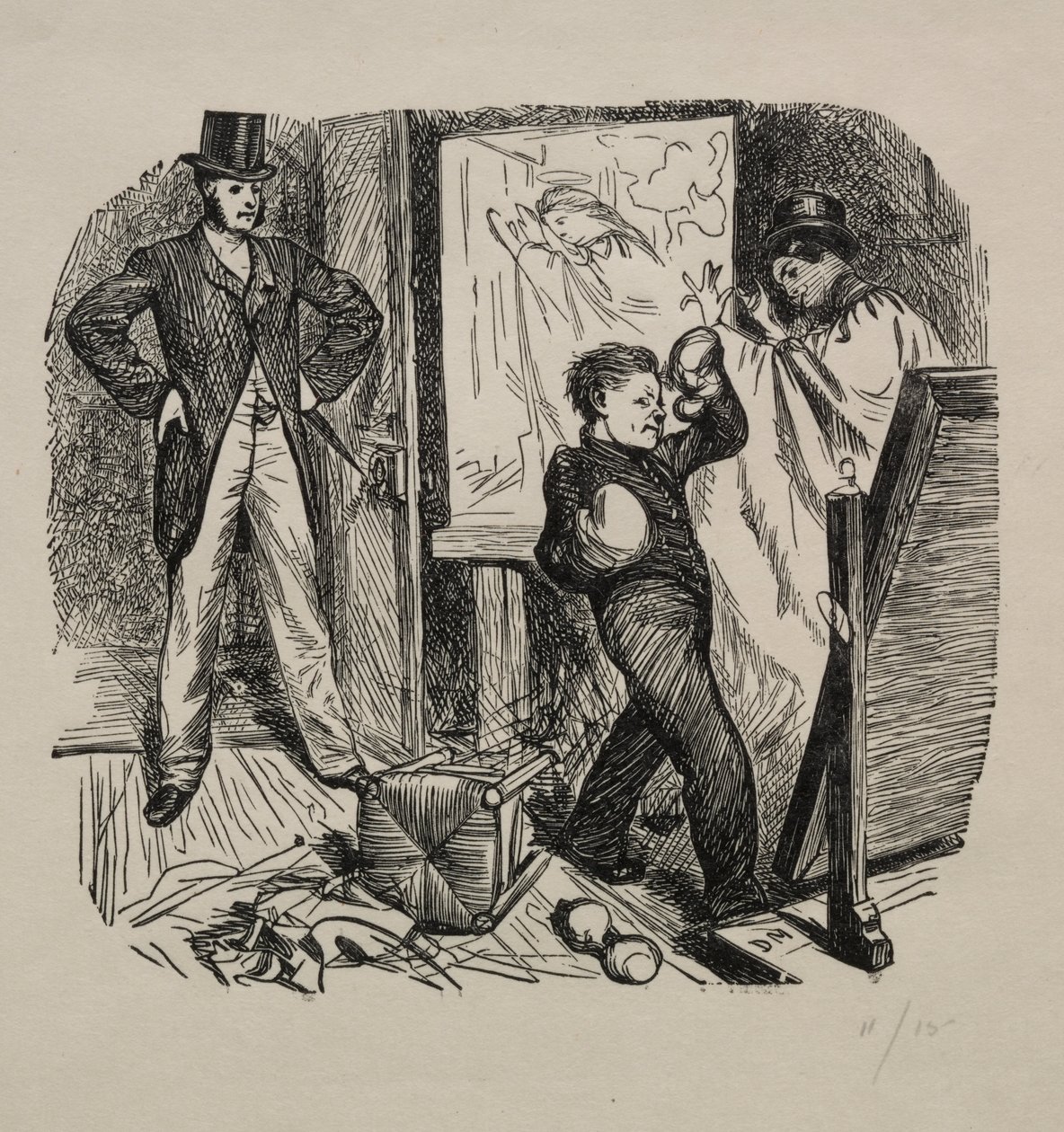 Een Kettledrum in Mayfair door George Louis Palmella Busson Du Maurier