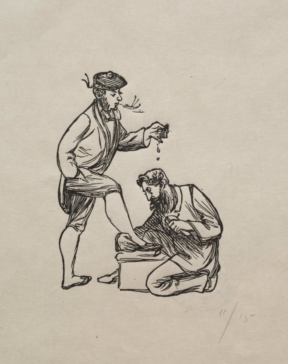 Huiselijke filosofie, 1863 door George Louis Palmella Busson Du Maurier