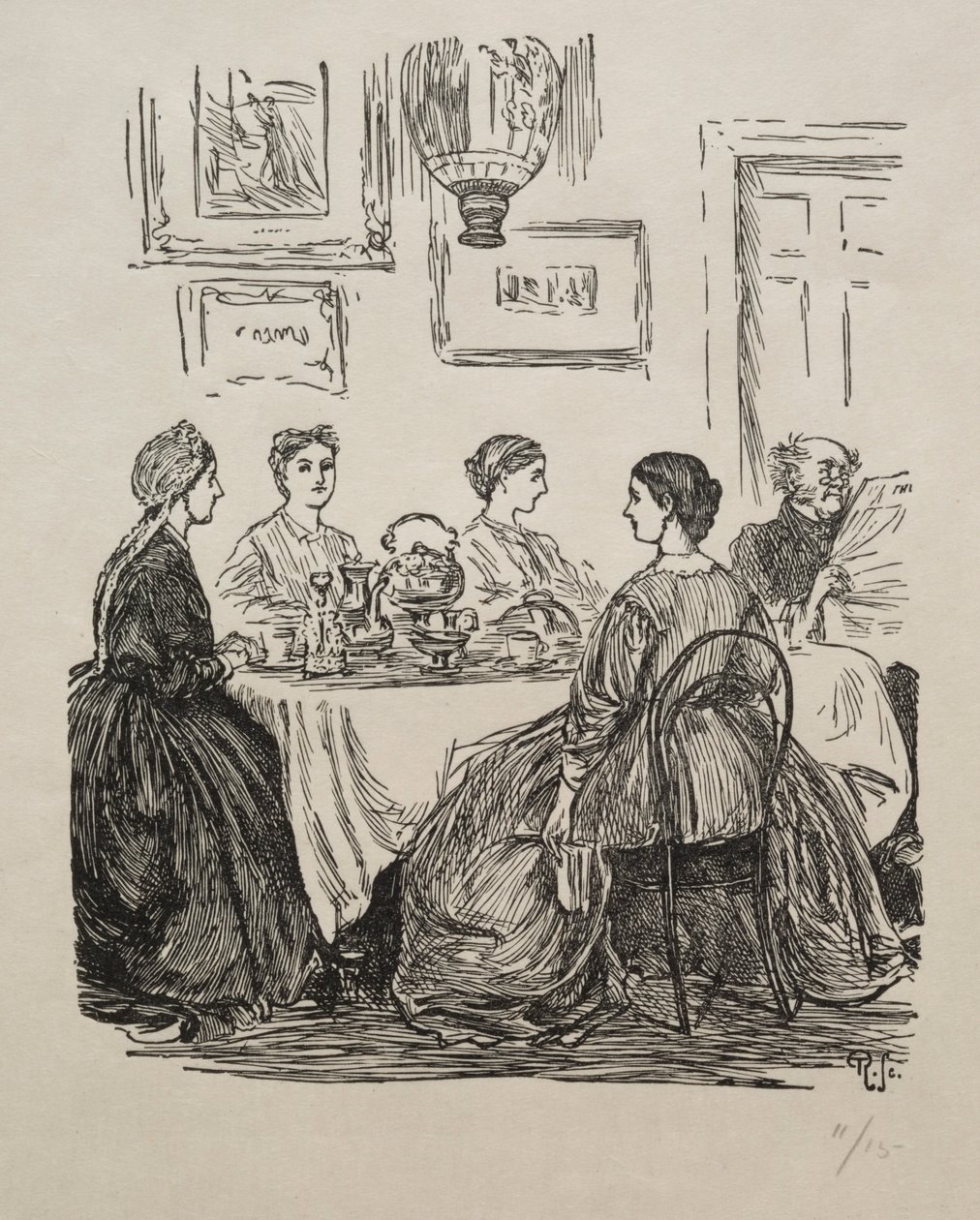 De Jaarlijkse Vraag - Waar Zullen We Heen, 1865 door George Louis Palmella Busson Du Maurier