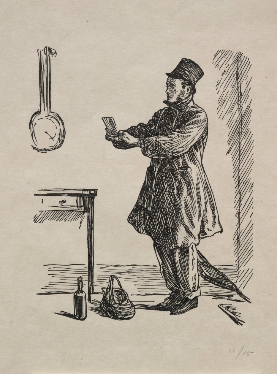 De Andere Mevrouw Johnson, 1865 door George Louis Palmella Busson Du Maurier