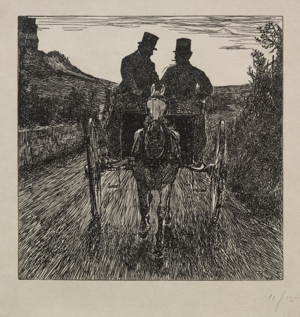Waarom de Pifflers hun terugwedstrijd verloren, 1865 door George Louis Palmella Busson Du Maurier