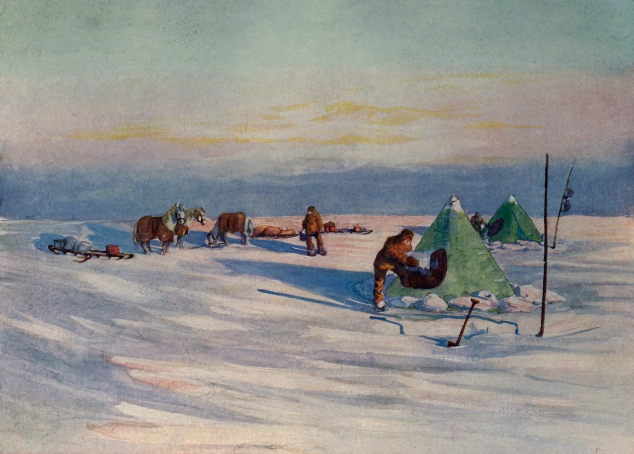 Een rustige avond op de barrière, c1908, 1909 door George Marston