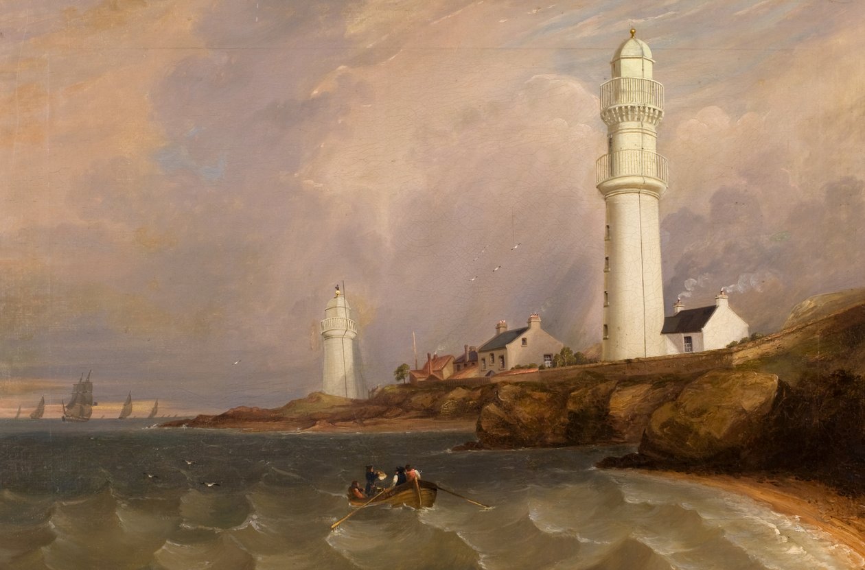 Vuurtorens - Westlichten, Tayport door George McGillivray