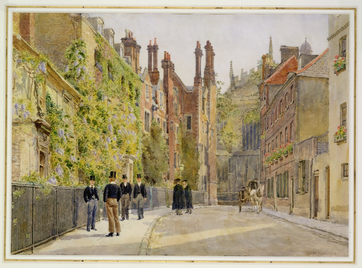 Keats Lane, Eton College, 1895 door George Moore Henton