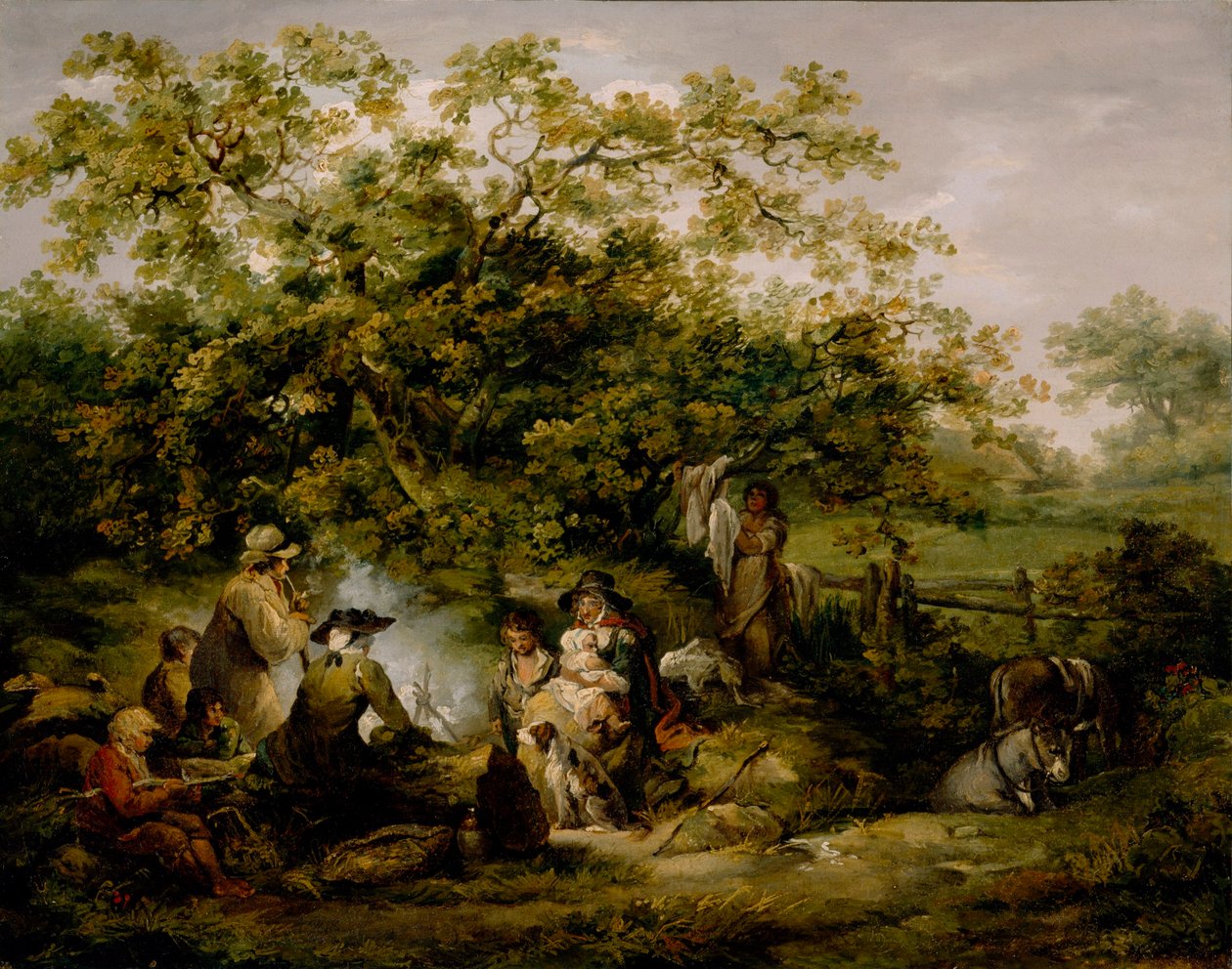 Zigeunerkampement door George Morland