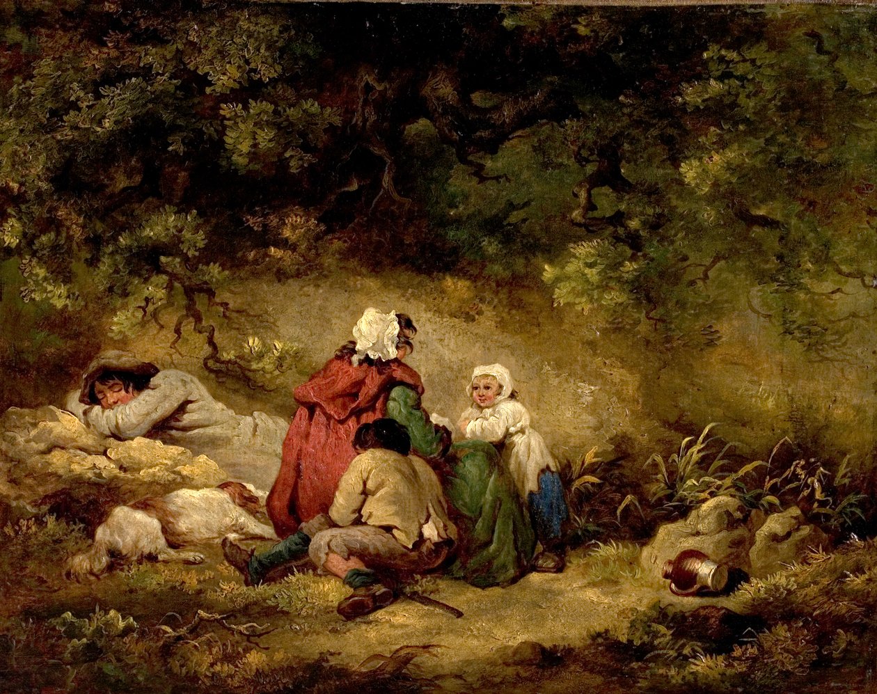 Zigeunerkamp door George Morland