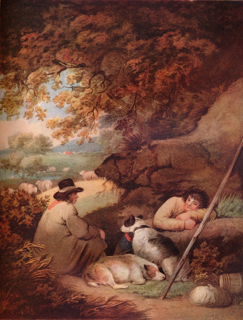 Herder rustend door George Morland