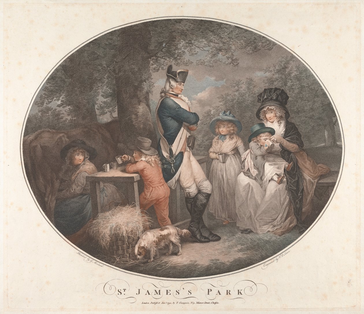 St. James Park door George Morland