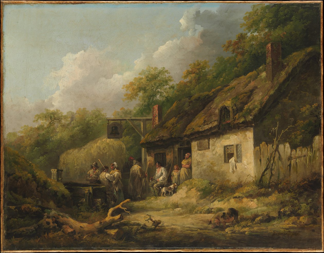 The Bell Inn door George Morland