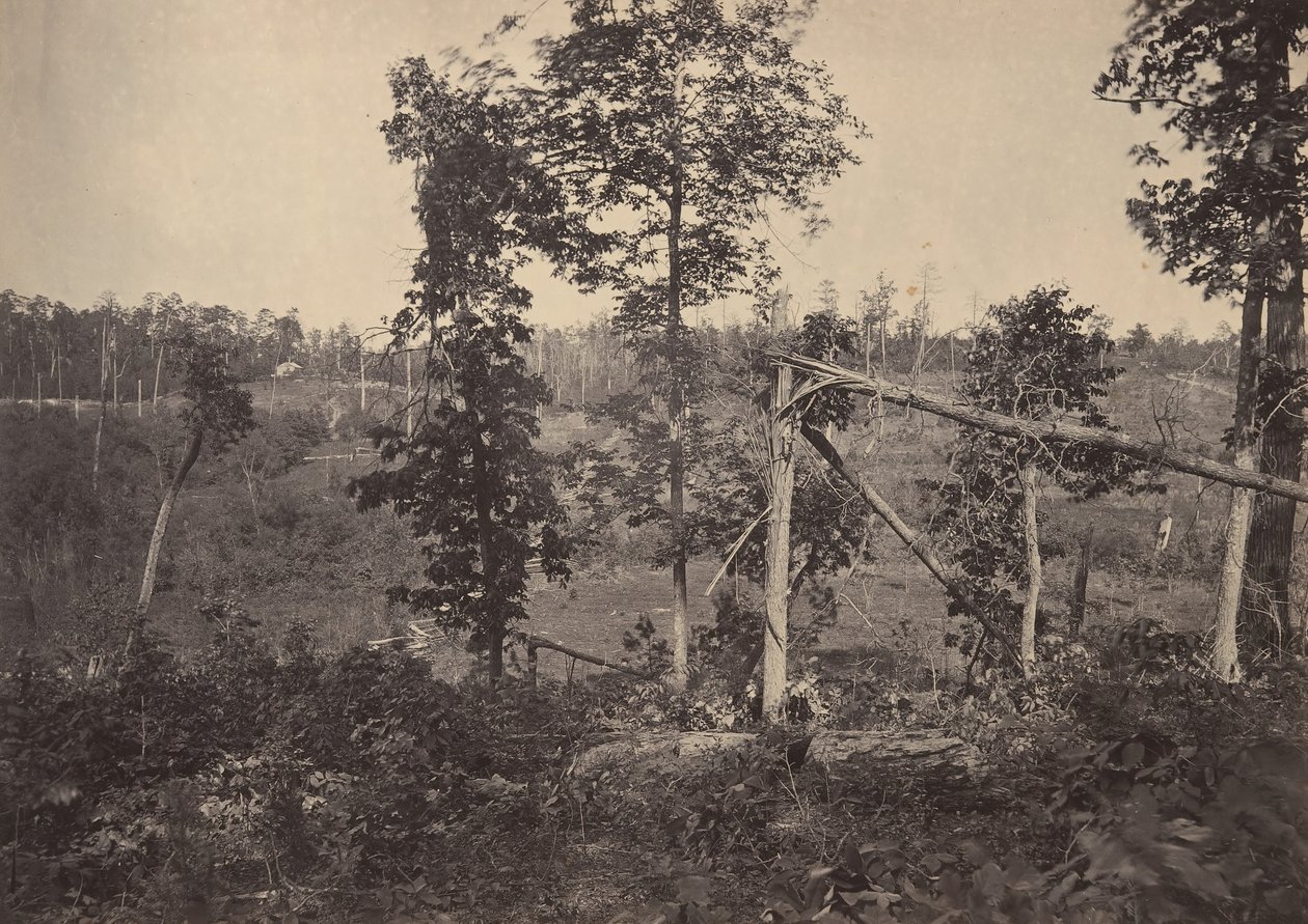 Slagveld van Resacca, Georgia No. 2 door George N. Barnard