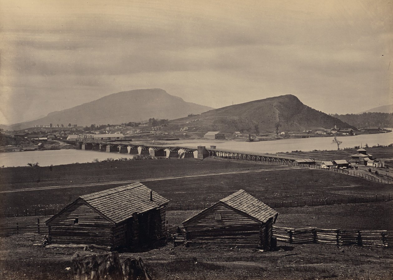 Chattanooga vanuit het noorden door George N. Barnard
