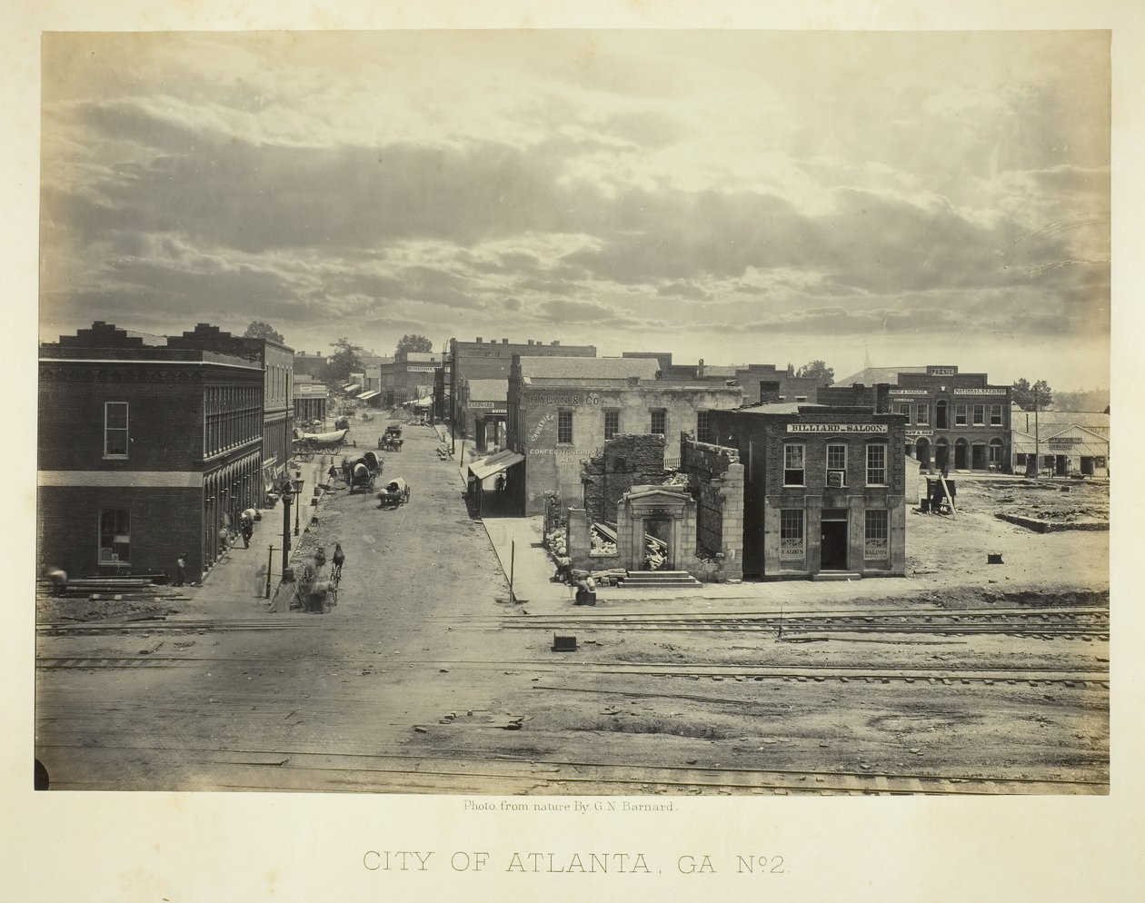 Stad Atlanta, GA, nr. 2, 1866 door George N. Barnard
