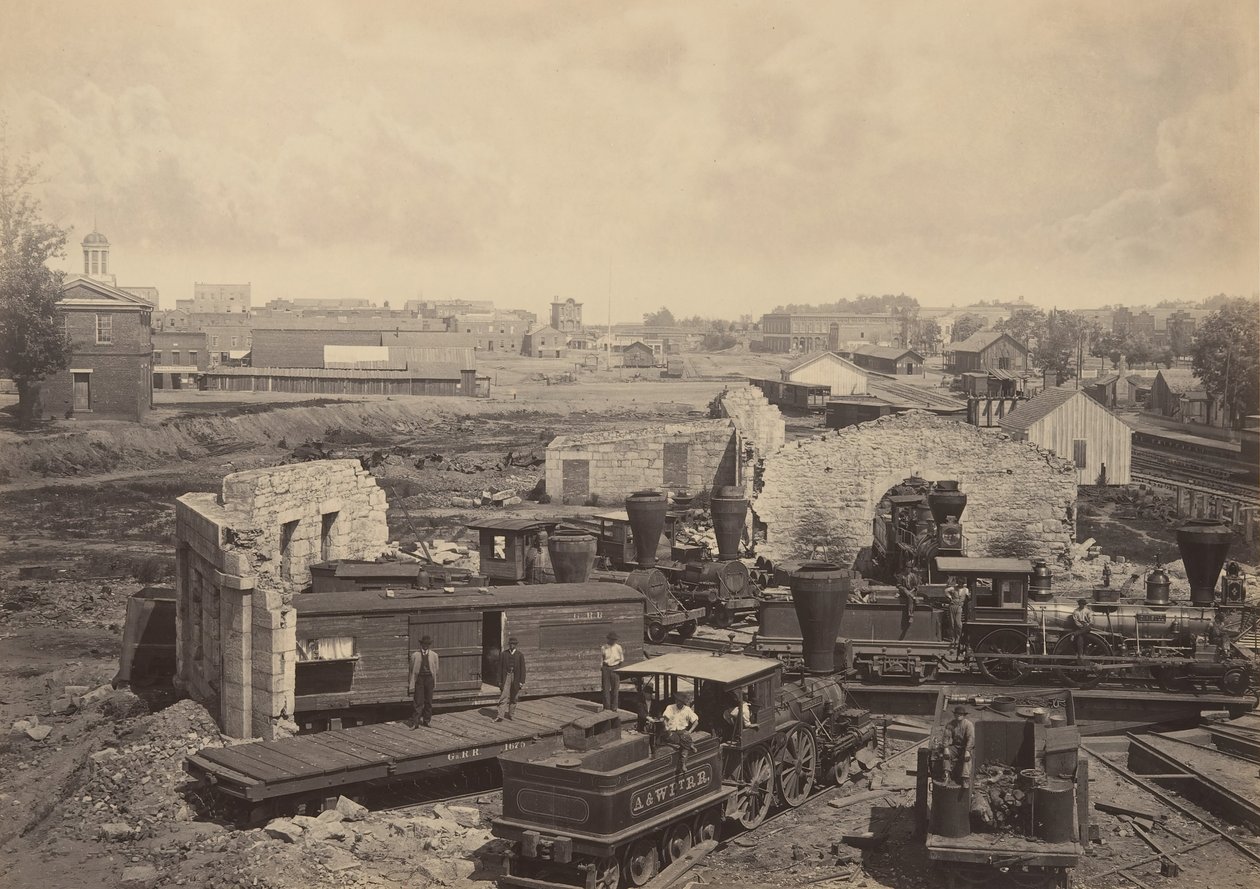 Stad Atlanta, Georgia No. 1, 1860s door George N. Barnard