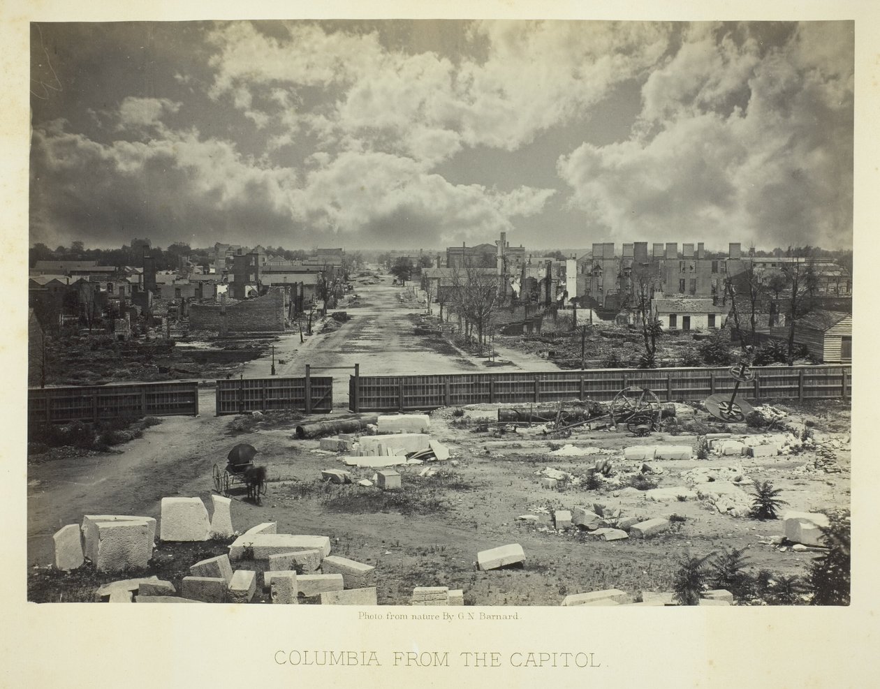 Columbia van het Capitool door George N. Barnard