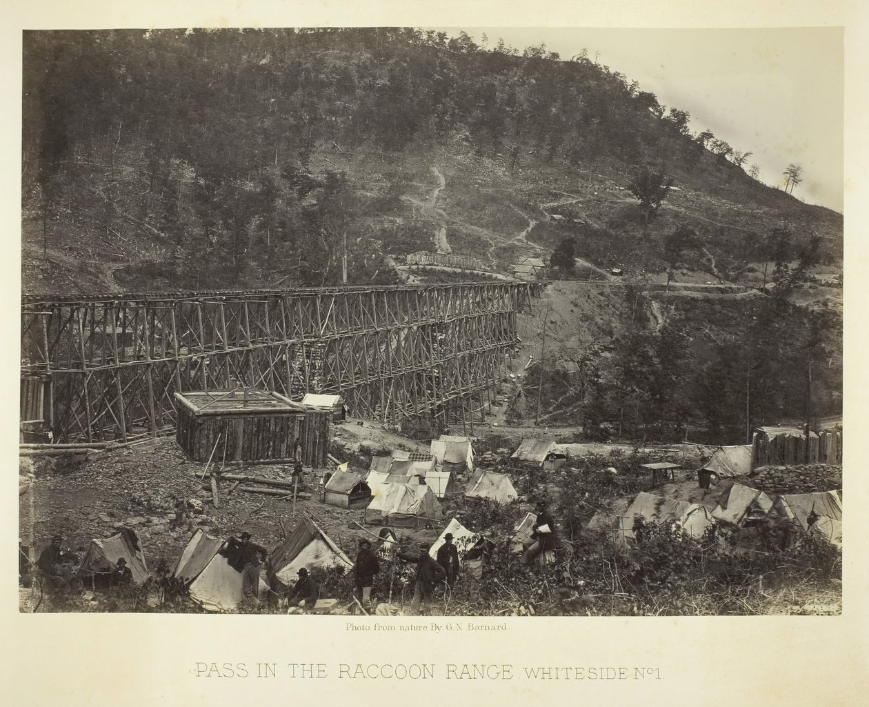 Pas in de Raccoon Range, Whiteside No. 1 door George N. Barnard