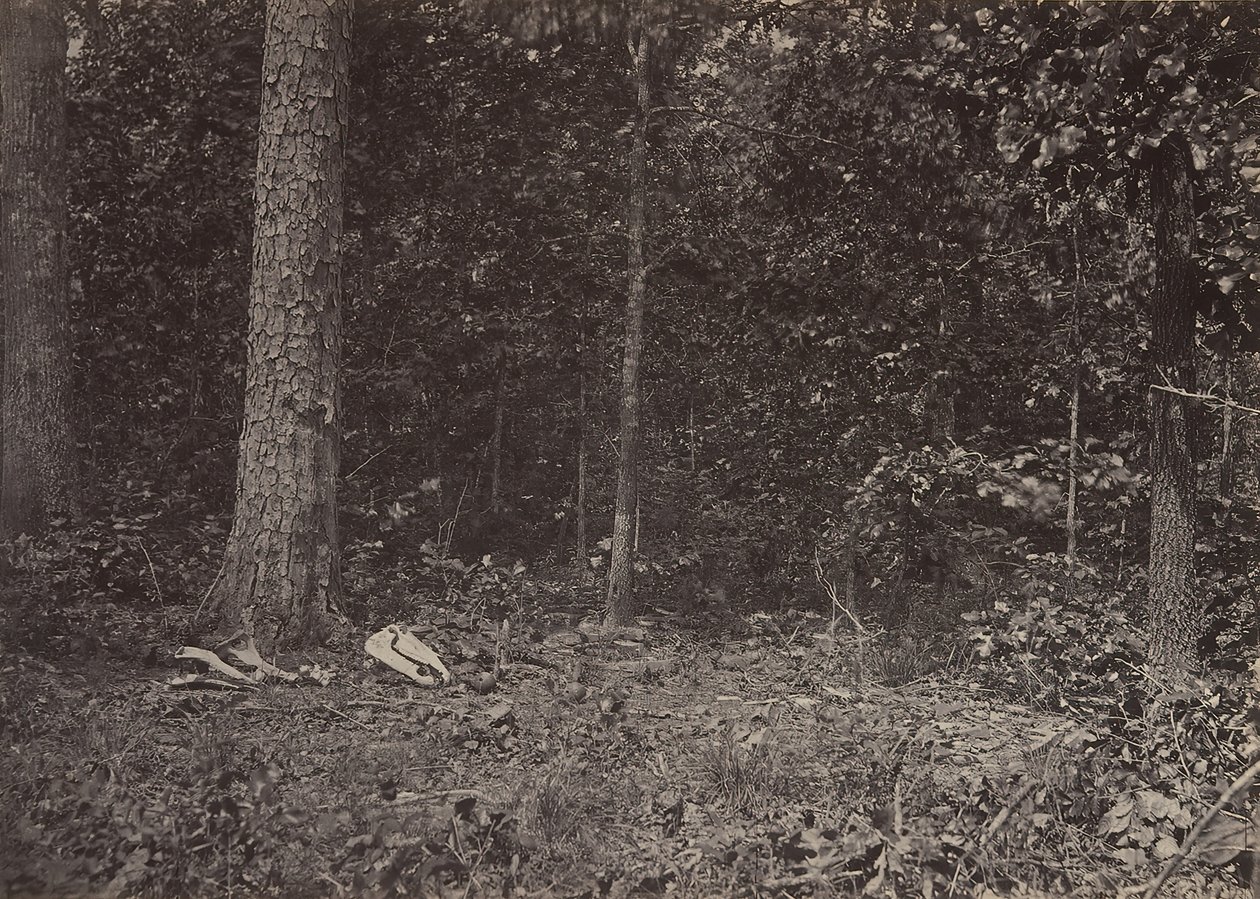 Scène van de Dood van Generaal McPherson, 1864 of 1866 door George N. Barnard