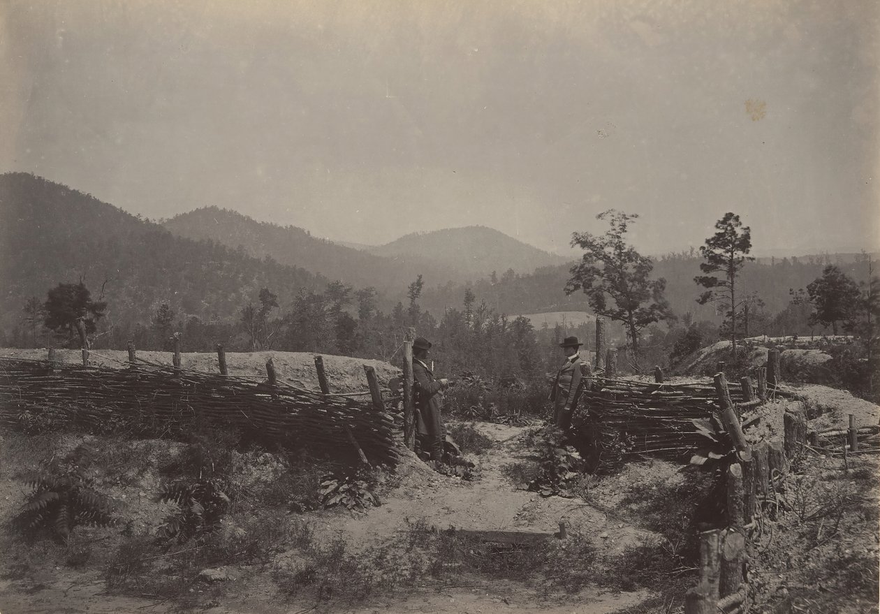 De Allatoona Pas, Georgia, 1860s door George N. Barnard