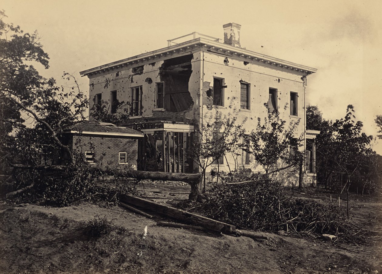 Het Potter House, Atlanta door George N. Barnard