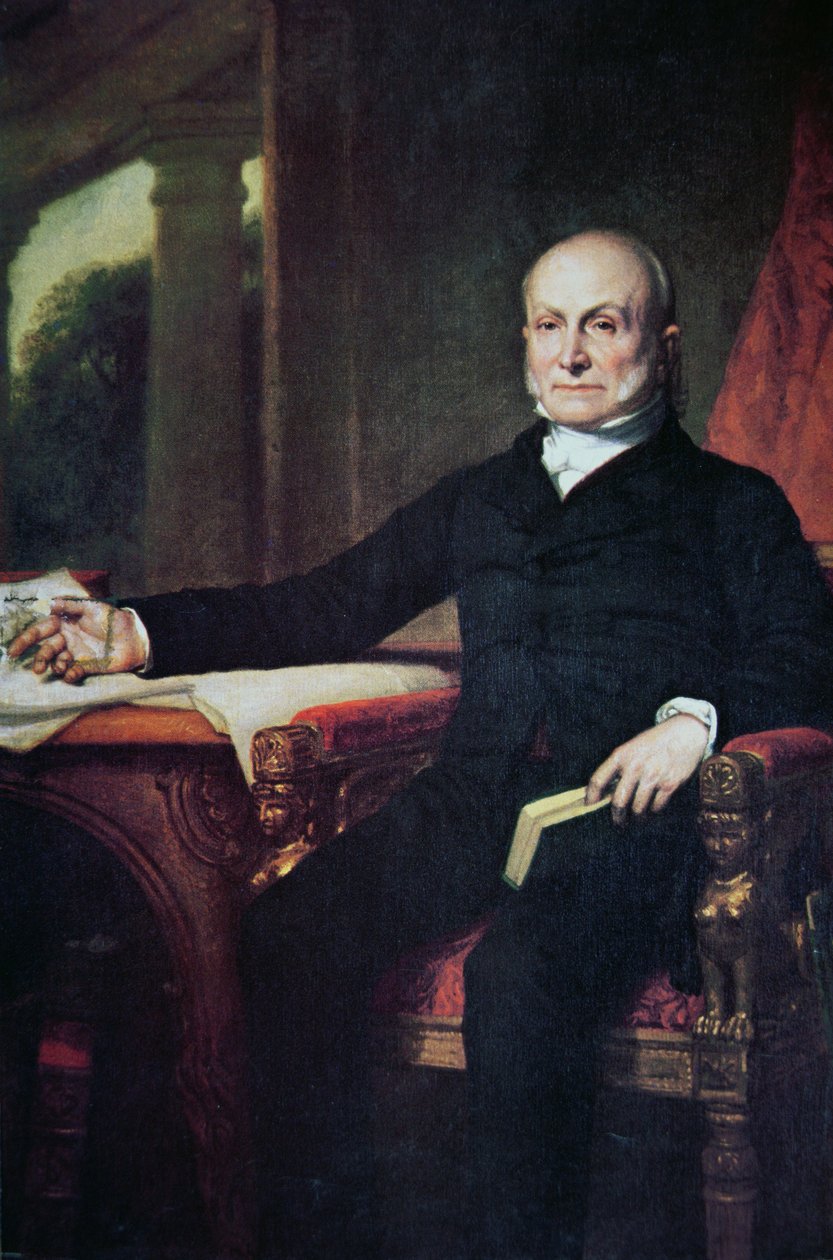 John Quincy Adams (1767-1848) door George Peter Alexander Healy