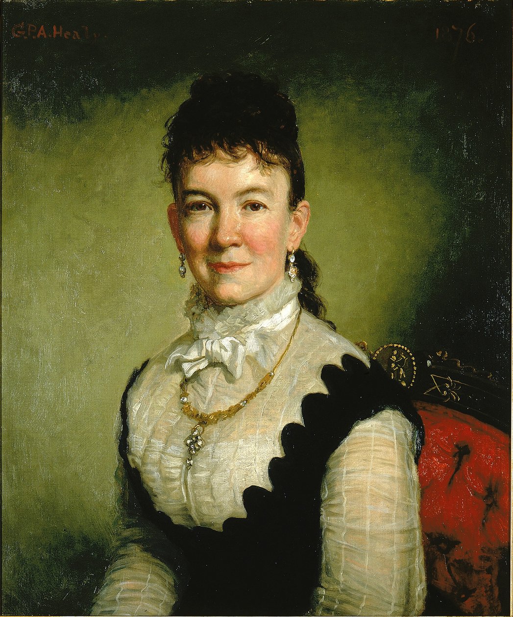 Mrs. Albert J. Myer (Catherine Walden) door George Peter Alexander Healy