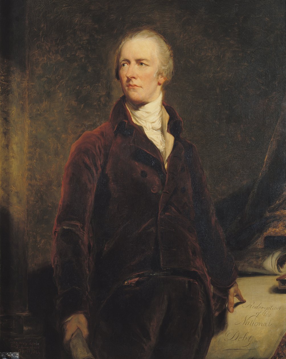 William Pitt de Jongere (1759-1806) door George Peter Alexander Healy