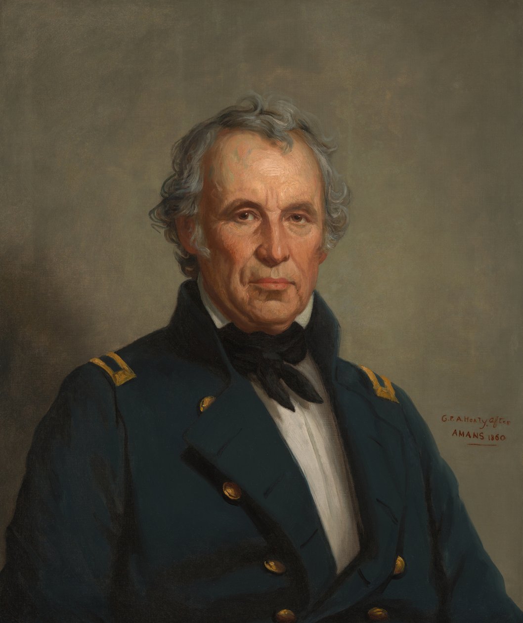 Zachary Taylor door George Peter Alexander Healy
