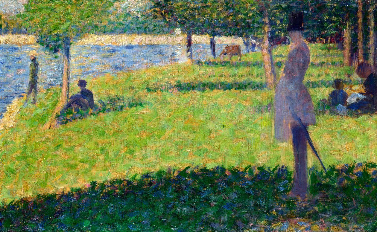 Studie voor La Grande Jatte, 1884-1885 door George Pierre Seurat