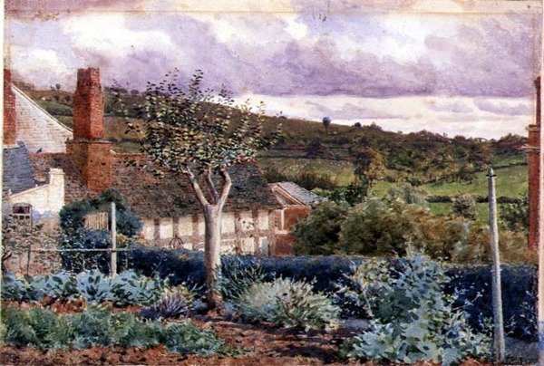 Uit de Tuin van Sherford Cottage, Bromyard door George Price Boyce