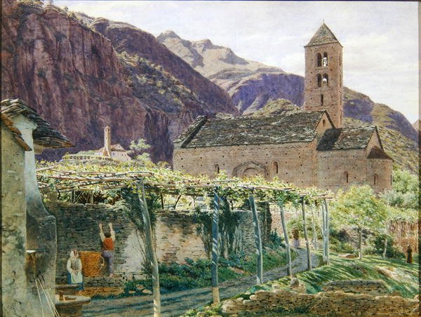 San Nicolo, Giornico door George Price Boyce