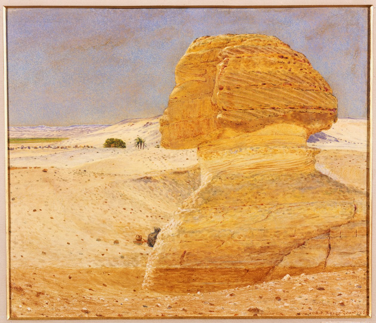 De Grote Sfinx van Gizeh, 1862 door George Price Boyce