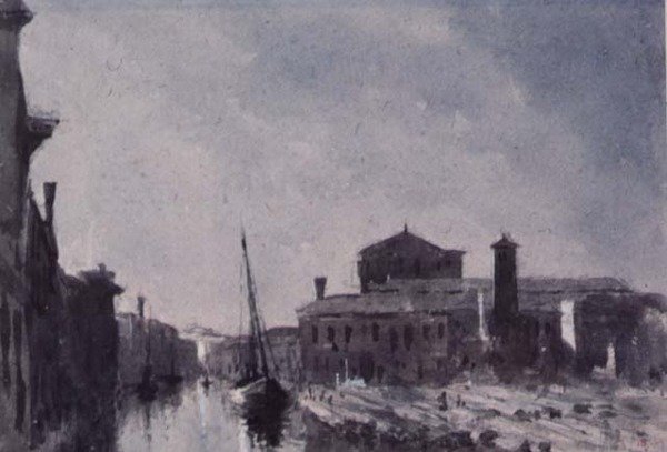 De Sacca Della Misericordia, Venetië door George Price Boyce