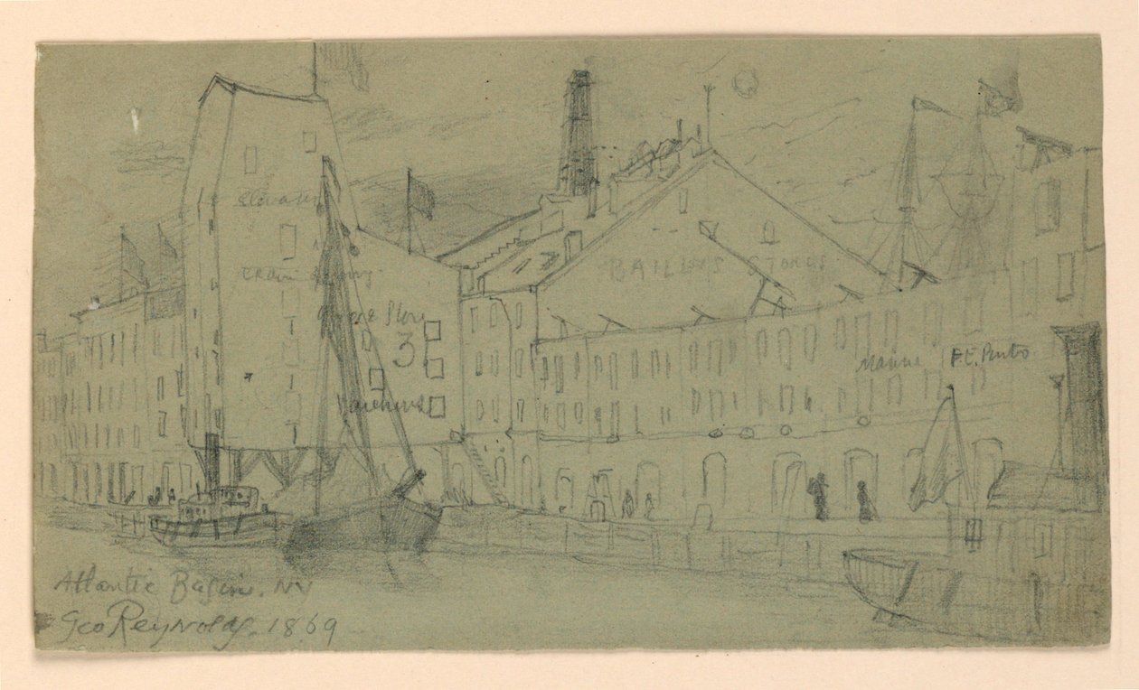 Atlantisch Bekken, New York door George Reynolds